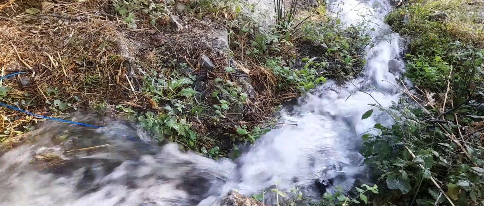 Hear the sound of trickling water Enjoy nature