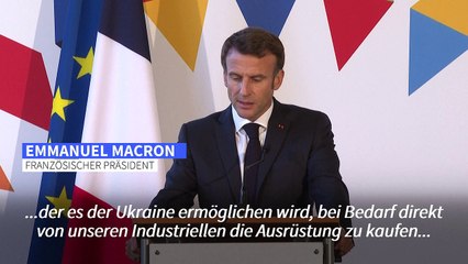 Frankreich kündigt 100-Millionen-Euro-Fonds für Ukraine an