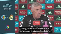 Ancelotti discusses Benzema and players fitness ahead of Getafe clash