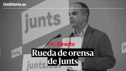 Rueda de prensa de Junts tras la decisión de las bases de romper con ERC