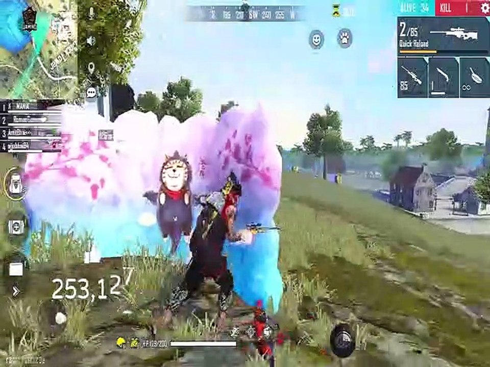 Double Sniper Gameplay With desi Gamers In Squad Gameplay Free Fire Highlights