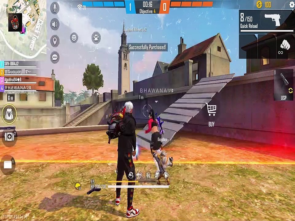 Omg!! Biraj Said I Love You To Random Girl In Funny Game With Ajjubhai94 Free Fire Highlights