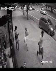 Vídeo: Idosa é arrastada por vento em Campo Grande, no MS