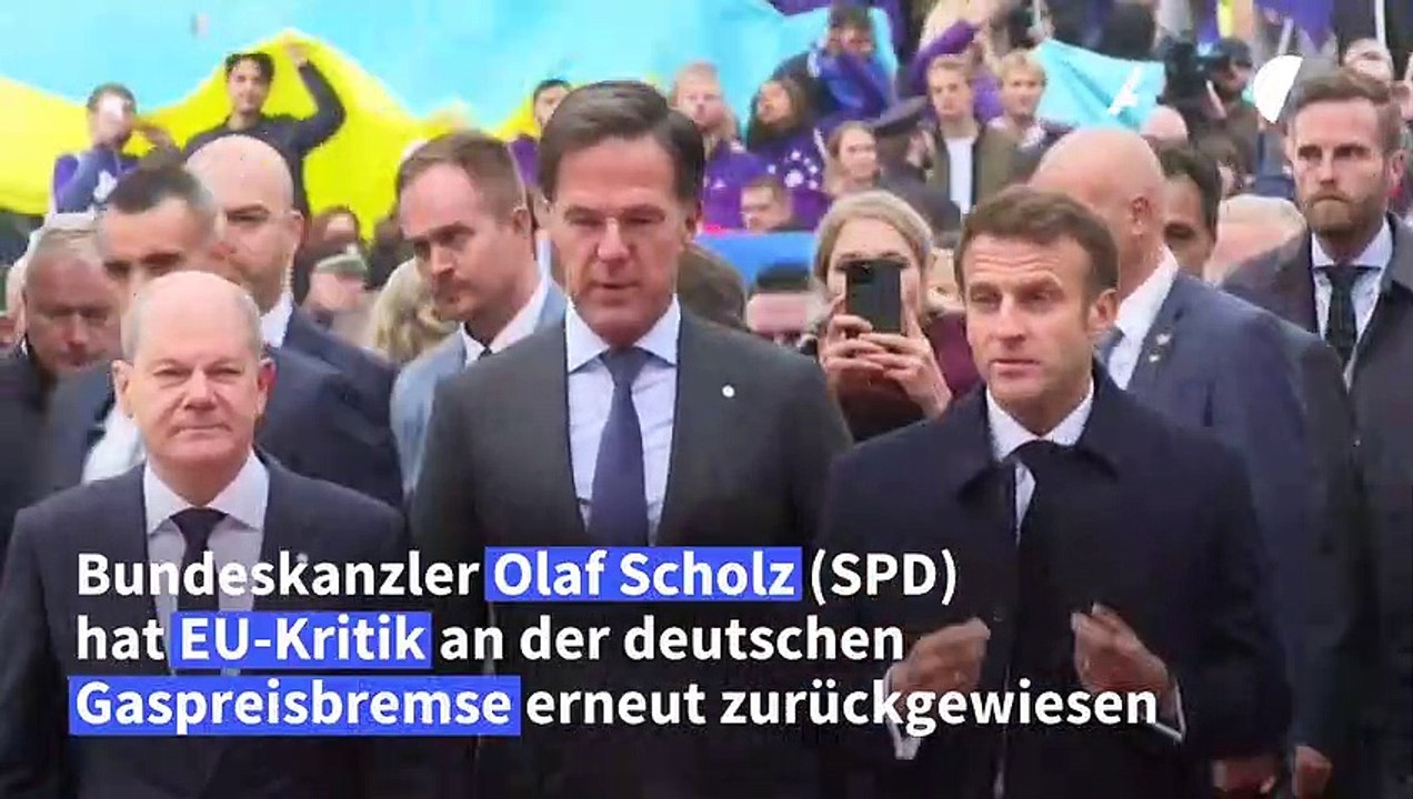 Scholz weist EU-Kritik an Gaspreisbremse erneut zurück