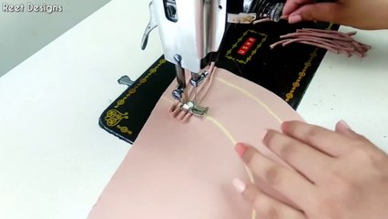 Dori  Neck  - Beautiful Neck Design with Dori Loops