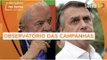 Observatório das Campanhas: Lula se diz contra o aborto; Bolsonaro associa PT a analfabetismo no NE