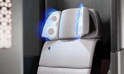 شركة فرنسية تصنع مقعدًاً صوتيًاً للطائرات