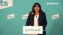 Laura Borràs, tras la salida de Junts del Govern: “Hoy Pere Aragonès pierde, su Govern ha fracasado”