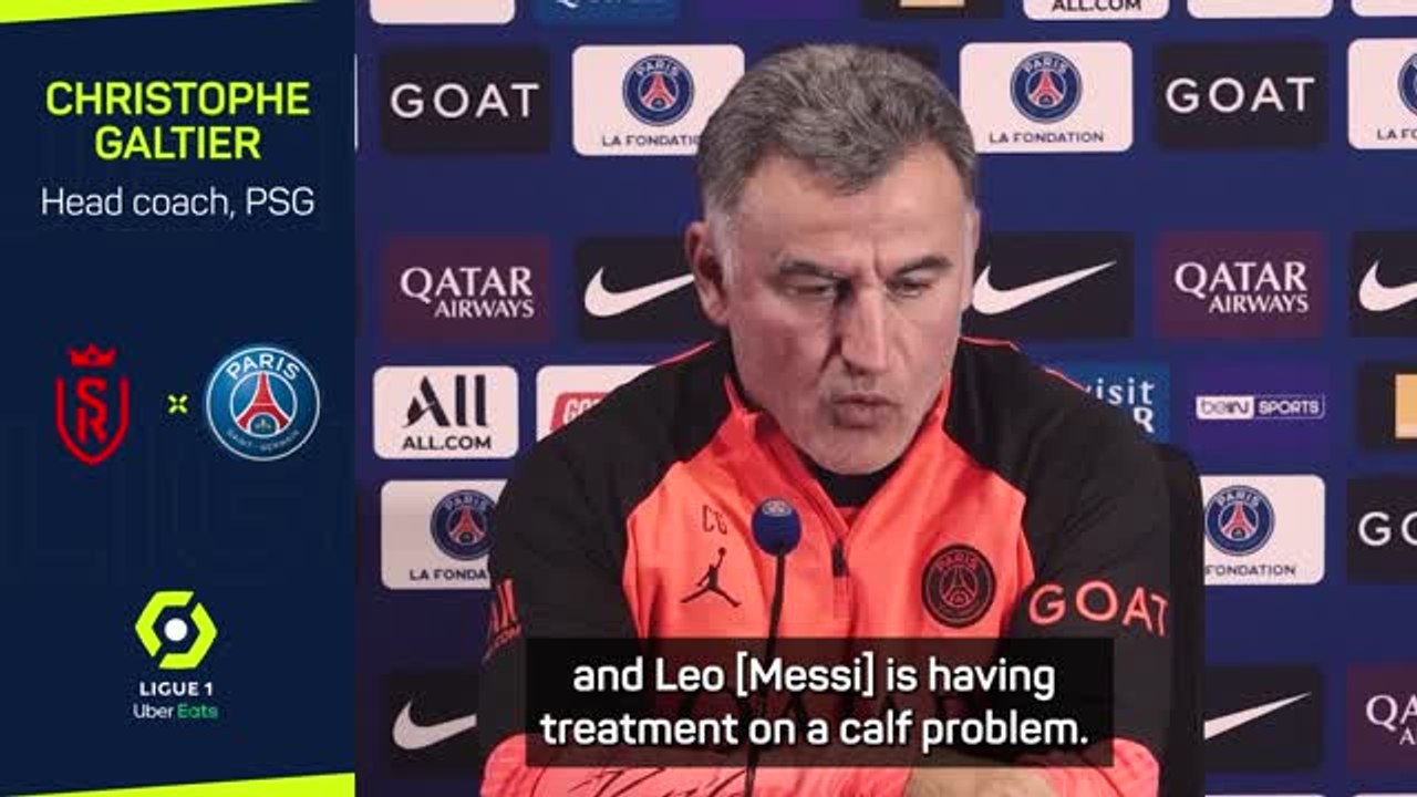 Galtier provides update on Messi injury setback