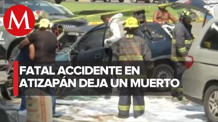 Un choque automovilístico dejó a una persona fallecida en el Edomex