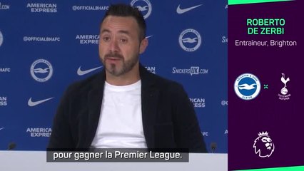 Brighton - De Zerbi : "Tottenham sera capable de gagner la Premier League"