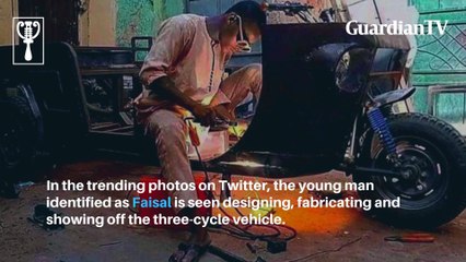 Kano indigene builds tricycle