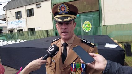 Desfile Militar em Ivaiporã comemora 12 anos da 6ª CIPM