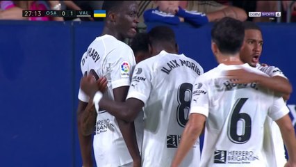 La Liga : Valence capitalise à Osasuna