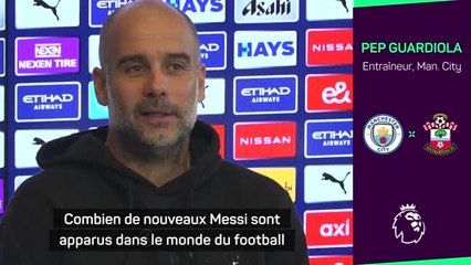 Manchester City - Pour Guardiola, Haaland et Messi sont incomparables