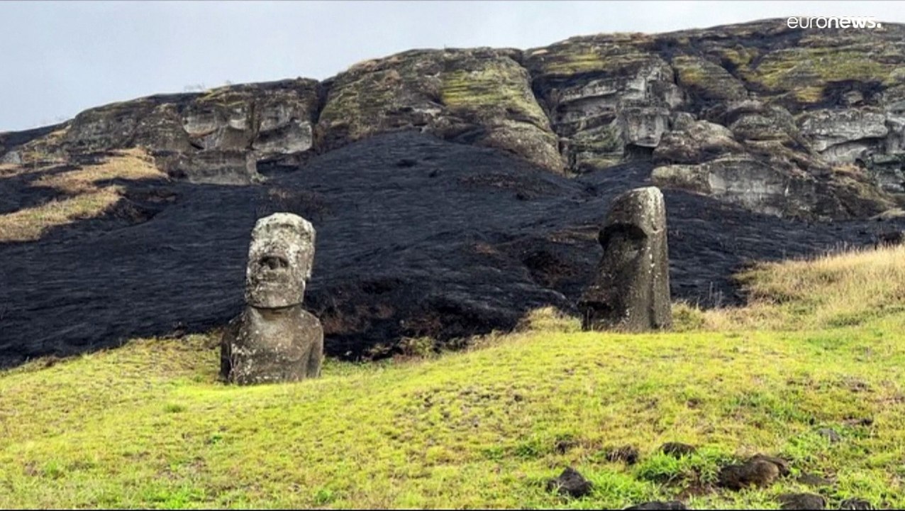Schock nach Öffnung für Tourismus: Viele Osterinsel-Statuen zerstört