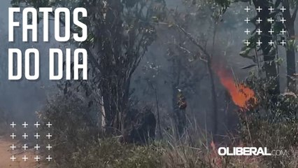 Incêndio atinge área de mata em Alter do Chão; bombeiros levam mais de 9 horas para controlar