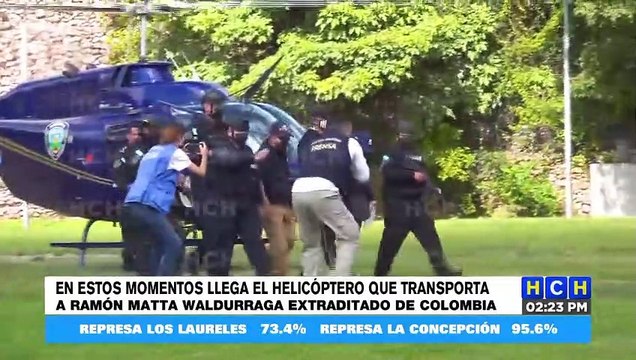 Juan Ramón Monchito Matta Waldurraga de llega desde Colombia para enfrentar la justicia en Honduras