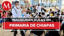 Inauguran infraestructura física en escuela primaria de Chiapas