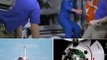 Moment SpaceX capsule docks at the International Space Station delivering team of four - including Russian cosmonaut and the first Native American woman in orbit