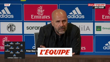 P. Bosz (OL) « On prend un but con » - Foot - Ligue 1