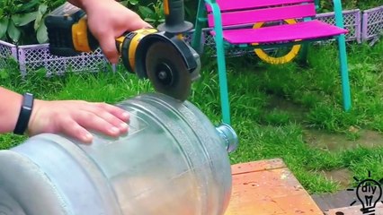 Cara membuat kursi dari botol plastik!! smart ideas from plastic bottles