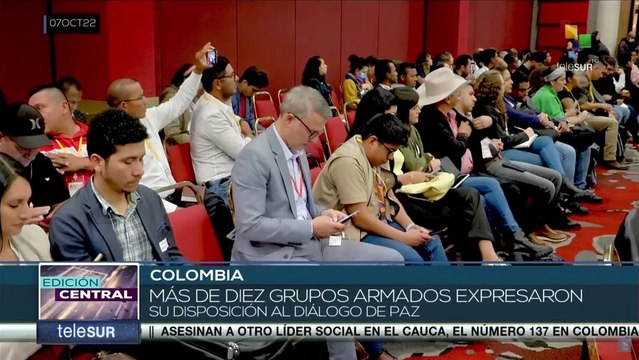 Organizaciones sociales de Colombia exigen la desescalada del conflicto en la cumbre humanitaria