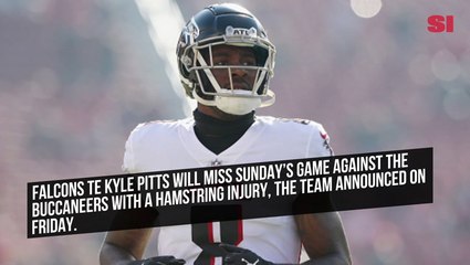 Kyle Pitts Ruled Out Sunday for Falcons-Bucs With Hamstring Injury