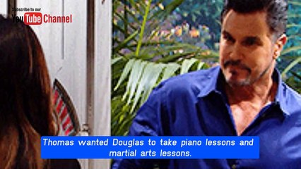 Hope discovered the voice changing software in Thomas' phone CBS The Bold and th