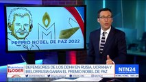 “El premio nos da energía para seguir”: jefa de asuntos legales de ONG rusa ganadora del Nobel de Paz