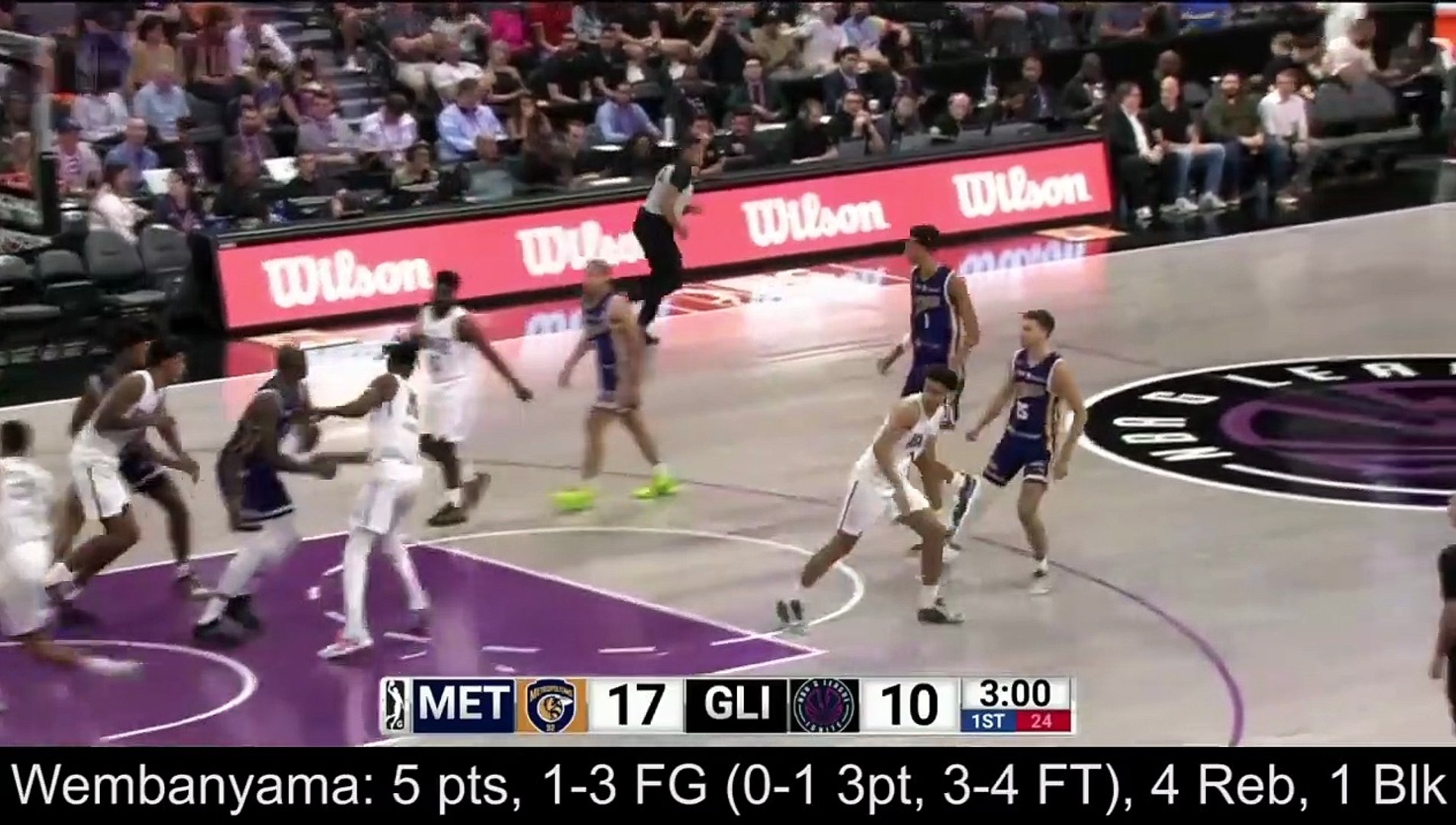 Victor Wembanyama vs G League Ignite Highlights - 37 PTS, 5 BLKS