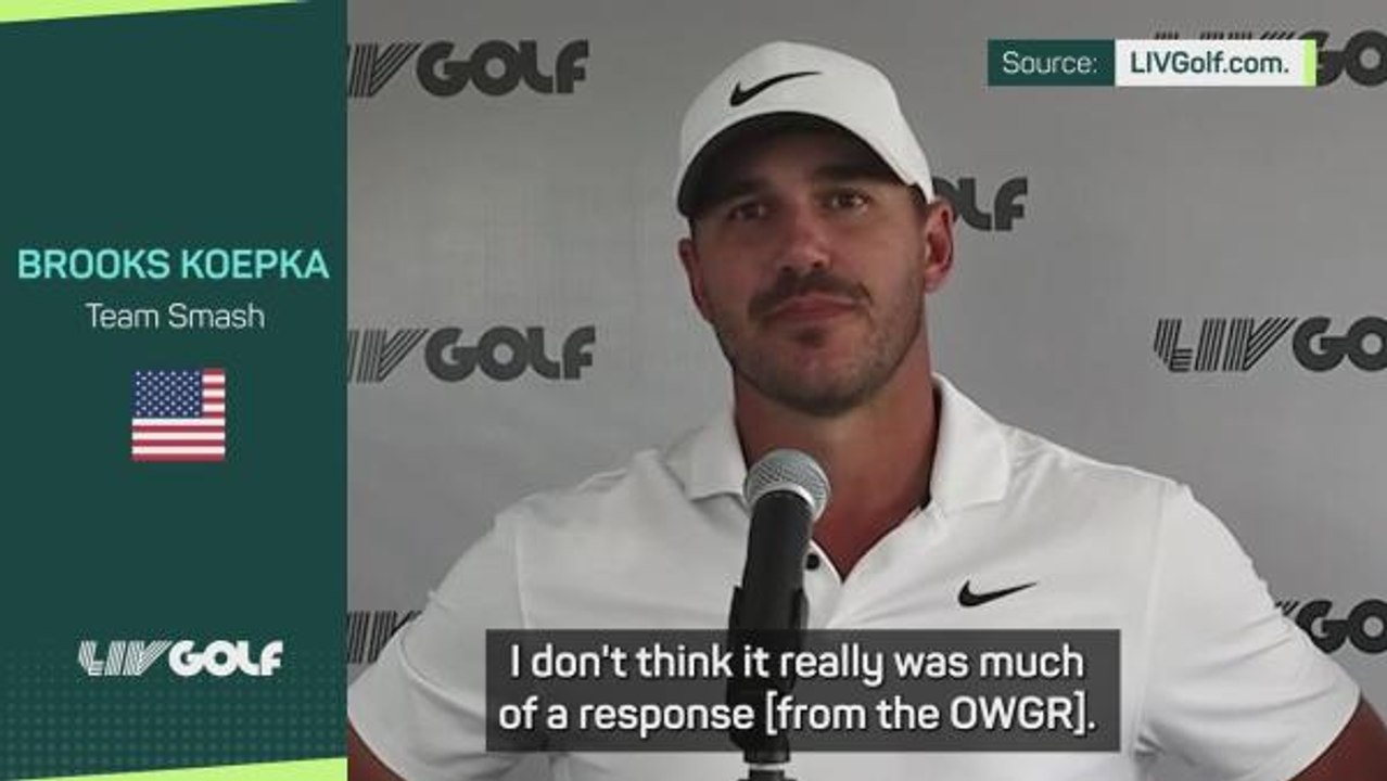 Koepka and DeChambeau accuse OWGR of stalling in points dispute