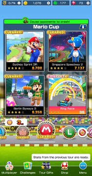 Mario Kart Tour: Anniversary Tour: Luigi Cup