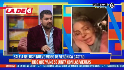 Filtran video de Verónica Castro y su supuesta platica con menores de edad