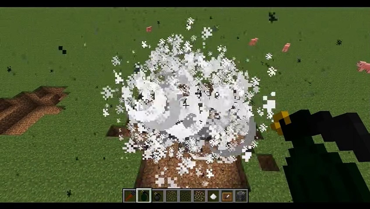 Gunpowder plus mod! (Grenade mod) Epic explosions for minecraft._HD