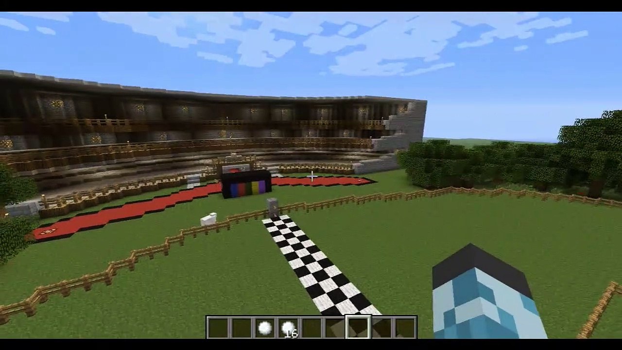 Horse racing map for new update! (minecraft)_HD