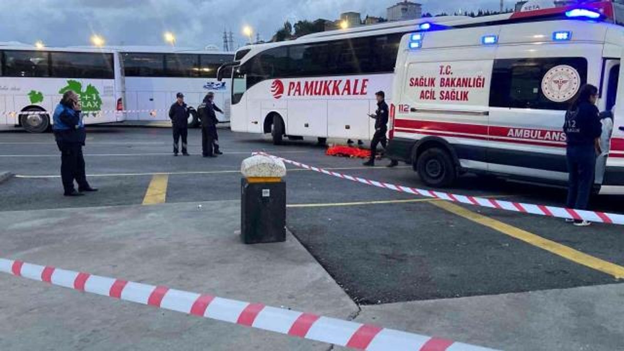 Alibeyköy Cep Otogarı'nda feci ölüm: Otobüsün altında ezilerek can verdi- Saatlerce yolculuk yaptığı otobüsün altında can verdi