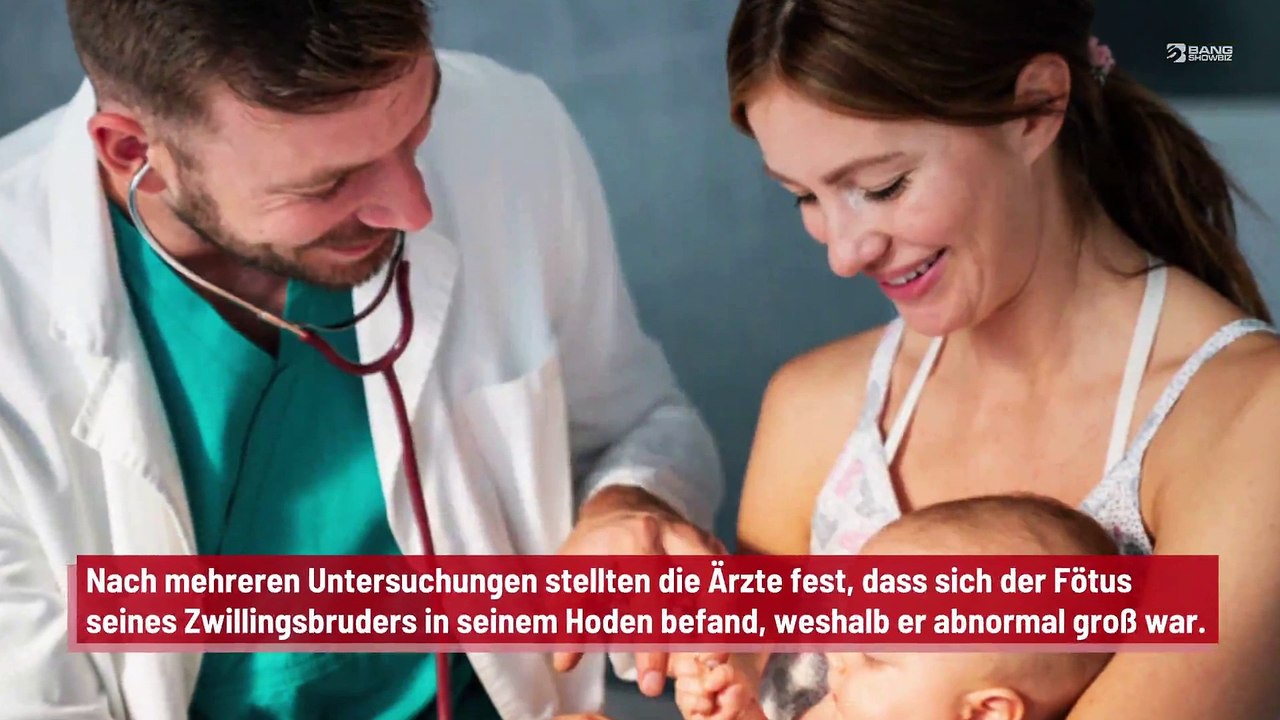 Baby kommt mit verschieden großen Hoden zur Welt