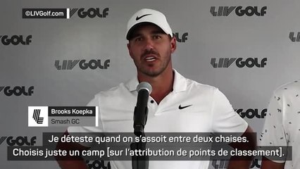 LIV Golf - Koepka et DeChambeau accusent l'OWGR de faire du surplace dans le conflit des points