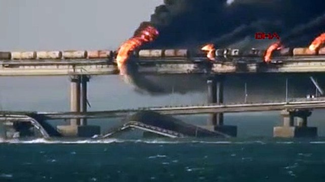 Rusya'nın ''Saldırı olursa kıyamet olur'' dediği köprüde patlama