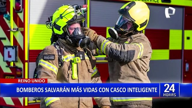 Reino Unido: Crean cascos inteligentes para bomberos