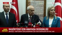 Son Dakika! MHP lideri Bahçeli'den Anayasa ve erken seçim açıklaması