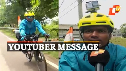 Youtuber To Cover 29 States On Cycle To Spread Awareness On Environment
