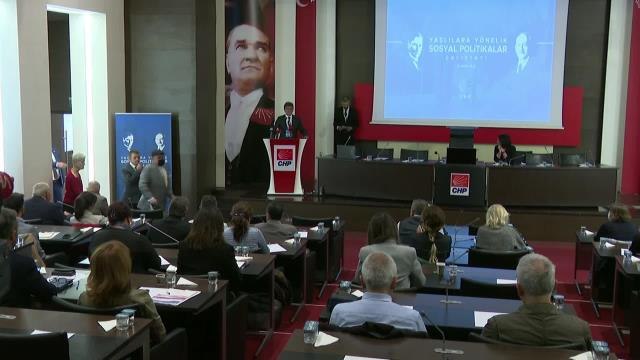 CHP Yaşlılara Yönelik Sosyal Politikalar Çalıştayı... Yüksel Taşkın: Bakım Emeği Eksenli Bir Sosyal Hizmetler Devrimi Düşünüyoruz; Çok Sayıda Genç...