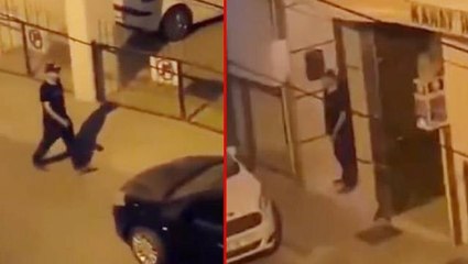 Kız yurdunun önünde mastürbasyon yapan sapık yakalandı