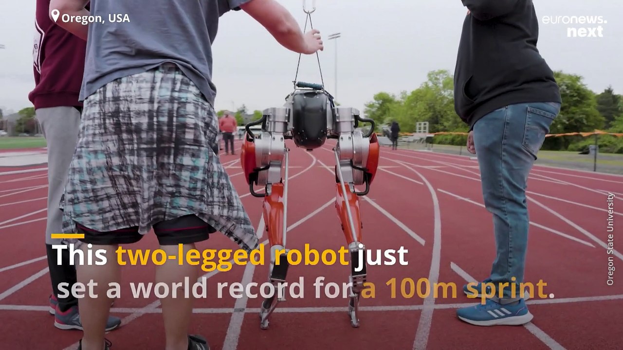Usain nuts and bolts: This running robot just broke a Guinness World Record for a 100-metre sprint
