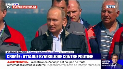 Quand Poutine inaugurait le pont de Crimée en 2018