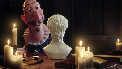 Un escultor decide hacer una escultura, comienza desde una piedra y enseguida logra hacer su escultura, pero....