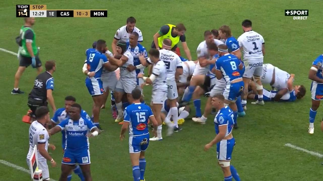 Une échauffourée éclate entre Castres et Montpellier