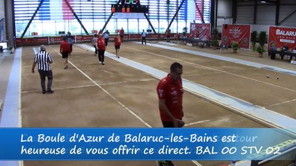 Second tour, Balaruc contre Saint-Vulbas, quart de finale retour, Coupe d'Europe des Clubs 2022